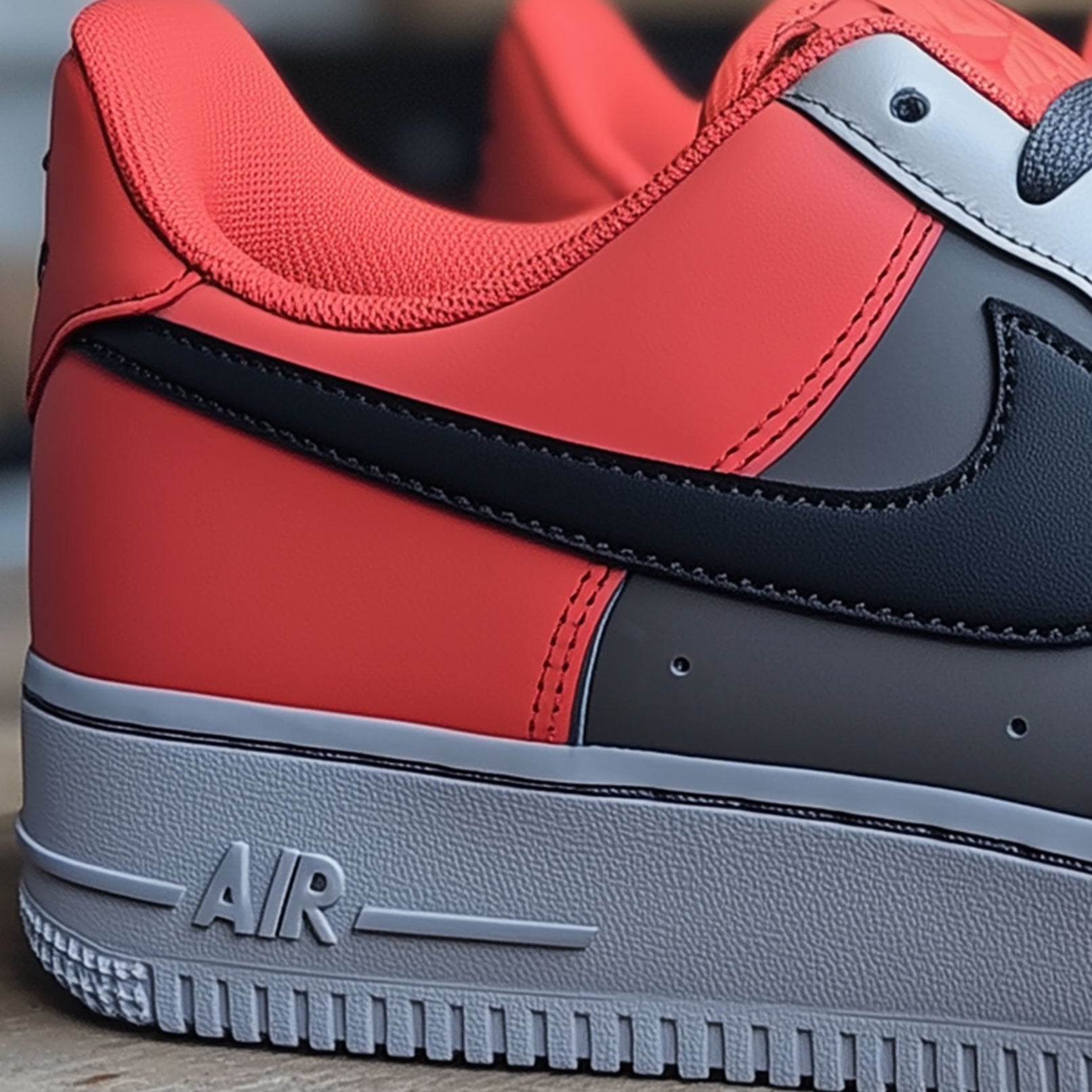 Nike Air Force 1 Custom | Crimson Shade - Custom Nike - Boundless Customs