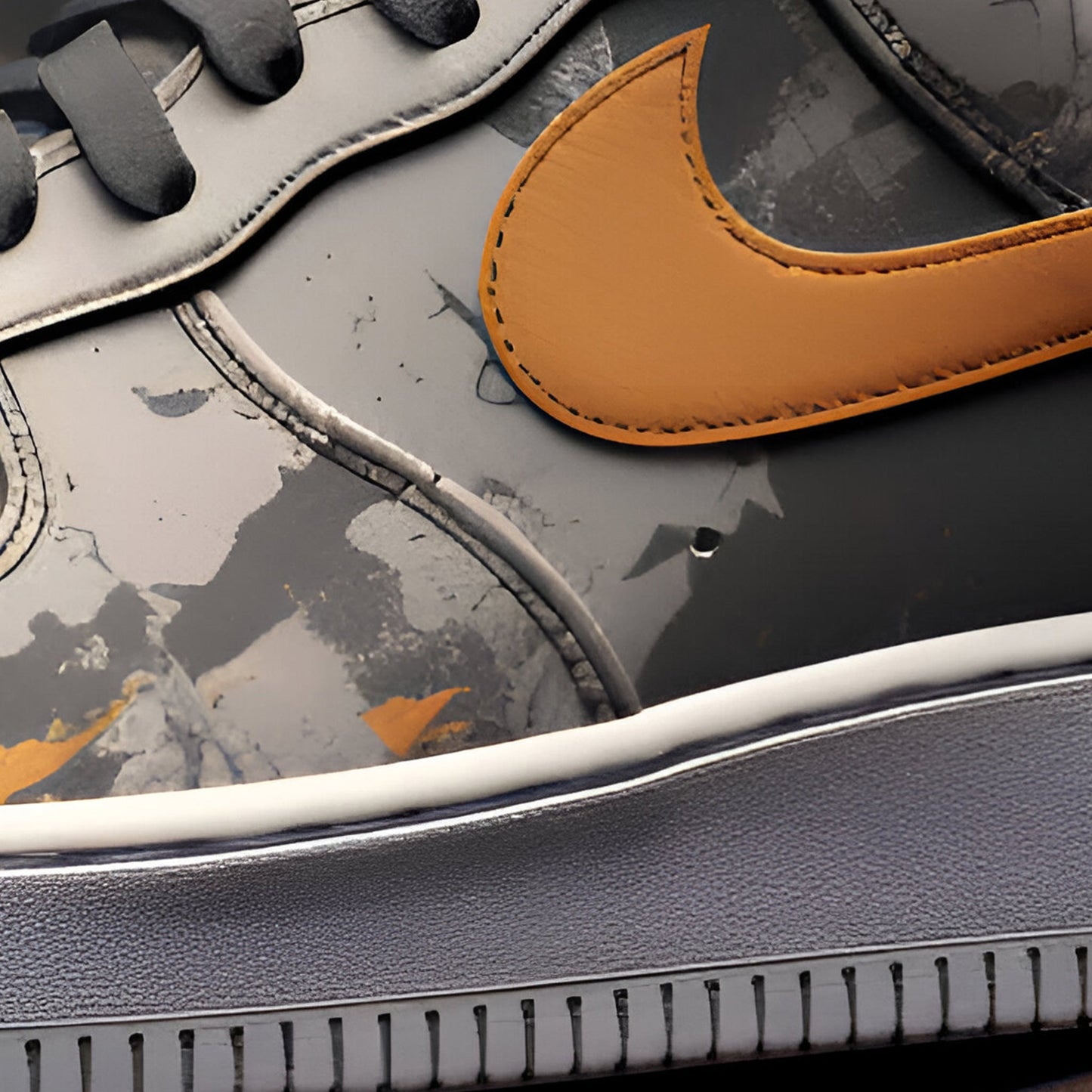 Nike Air Force 1 Custom | Dystopian Grey - Custom Nike - Boundless Customs