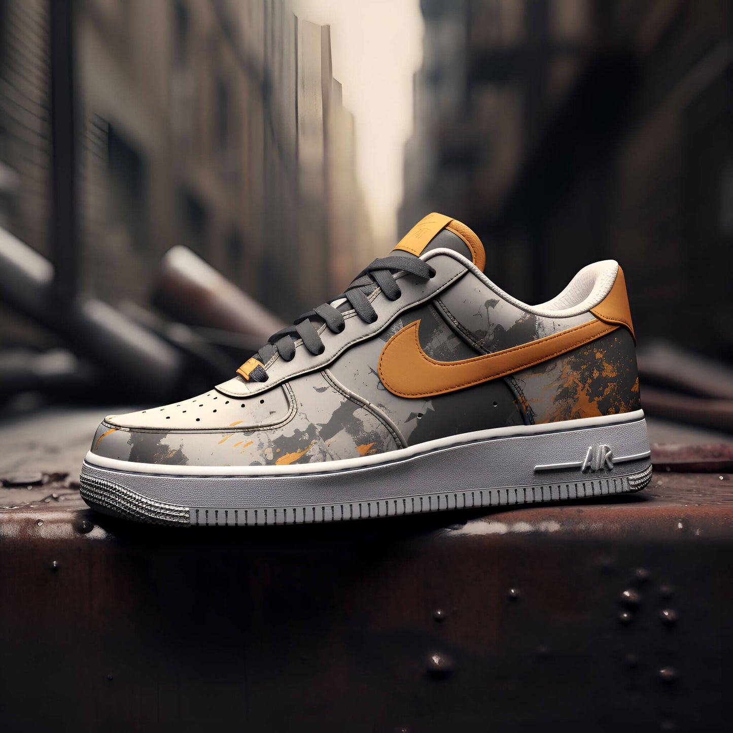 Nike Air Force 1 Custom | Dystopian Grey - Custom Nike - Boundless Customs