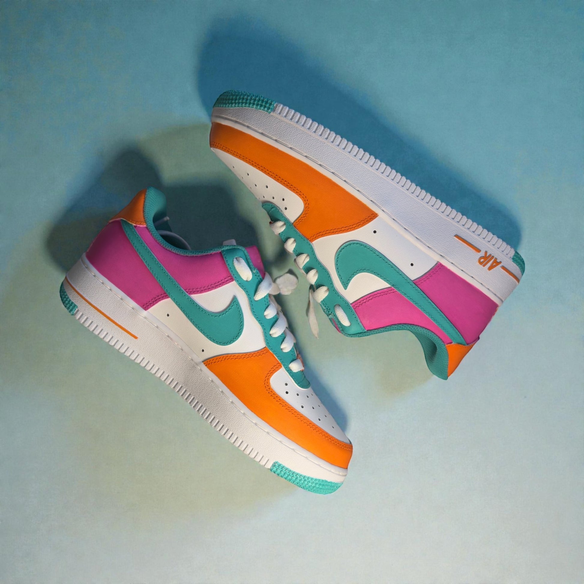 Nike Air Force 1 Custom Sneakers | Beach Crush I - Custom Nike - Boundless Customs