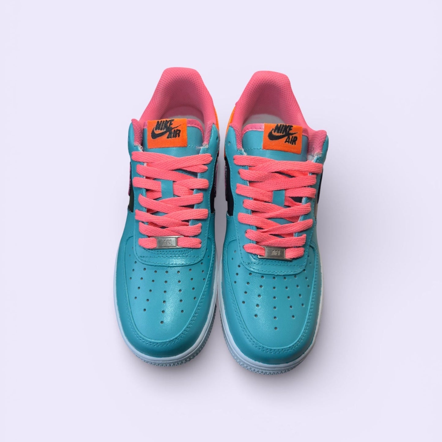 Nike Air Force 1 Custom Sneakers | Neon Flow - Custom Nike - Boundless Customs